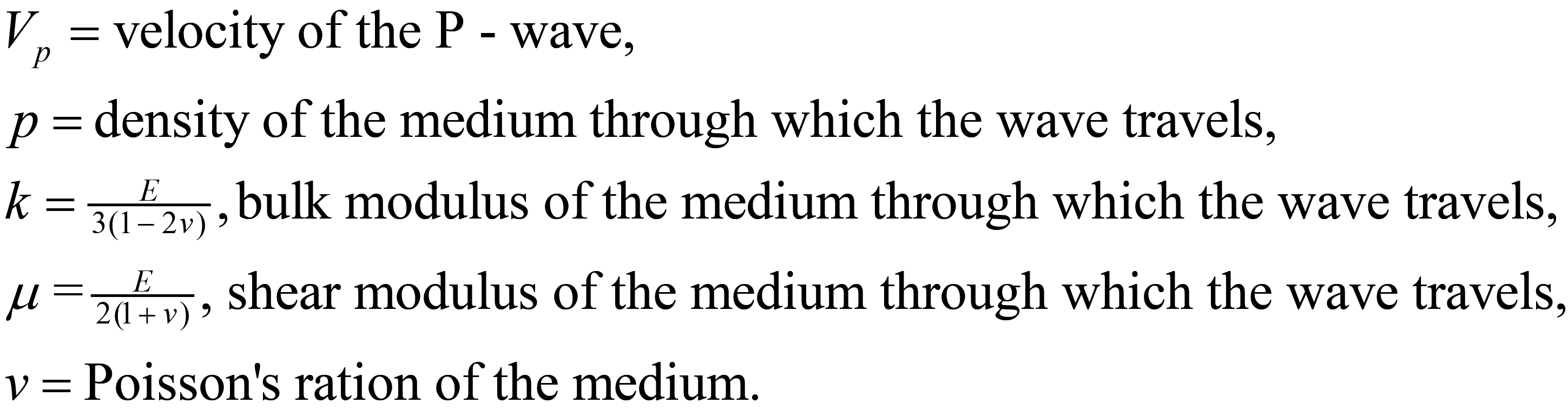 Equation 1 where