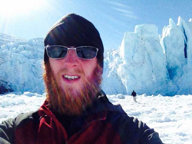 A photograph of Aaron Mroz