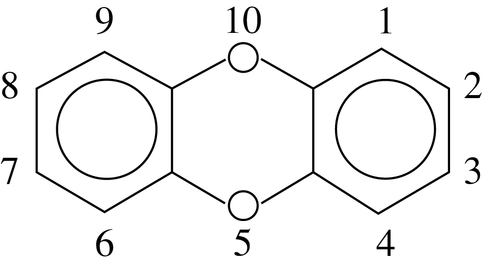 Dibenzo-p-Dioxin Molecule