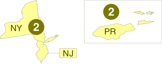 Map of EPA region 2
