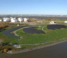 BP Site Solar Field in Former Infrastructure