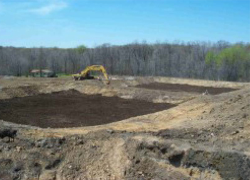 De Sale Restoration Area Compost in Vertical-Flow Pond