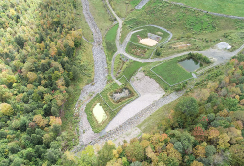 Elizabeth Mine Passive Treatment System Aerial