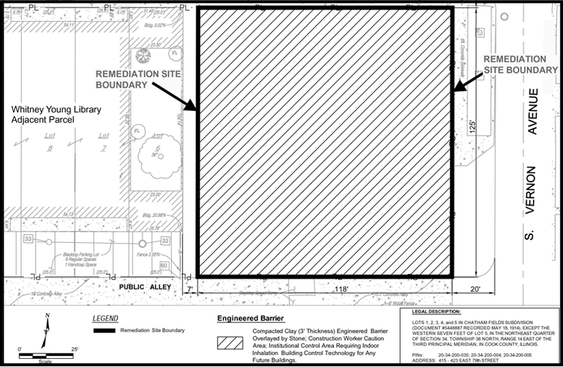 Whitney Young Branch Library Site Schematic