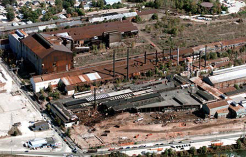 Continental Steel Corp. Prior to Demolition