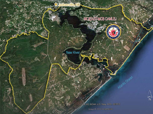 Camp Lejeune Military Reservation Facility Location