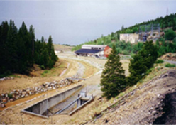 Reconstructed entrance to the Yak Tunnel in 2002 (Source: Mining History Association)