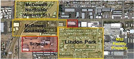 Neighborhoods near the Motorola 52nd Street Plant (also known as the