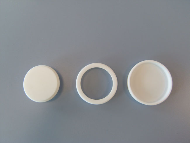 Figure 1. Chemcatcher® sampler, retaining ring, and transport lid (Courtesy: Professor Richard Greenwood)